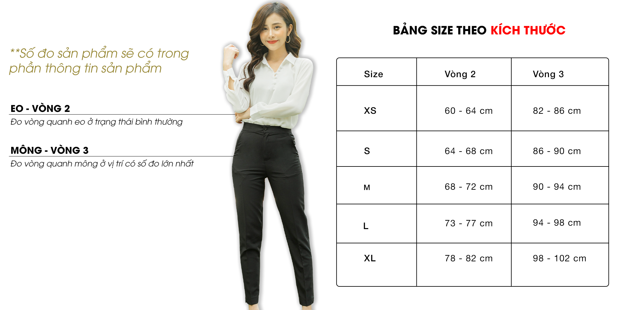 Quần tây nữ GUMAC công sở tây nắp túi giả QA730 | Tiki