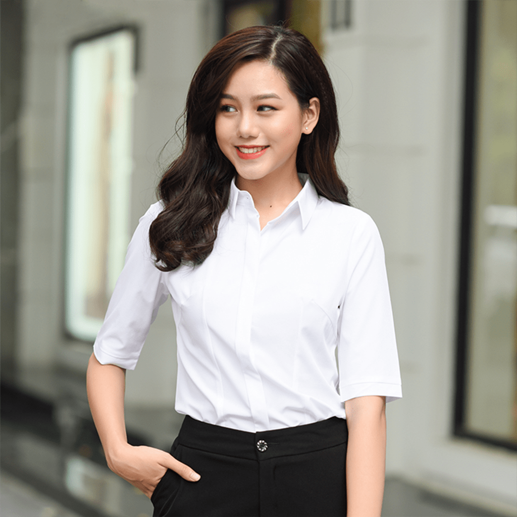 40+ Mẫu áo sơ mi nữ công sở đẹp, đa dạng kiểu dáng cho nàng | Thoitrangviet247