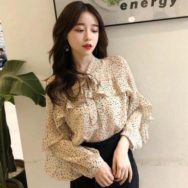 Bật mí 12+ kiểu áo voan Hàn Quốc xinh xắn cho nàng