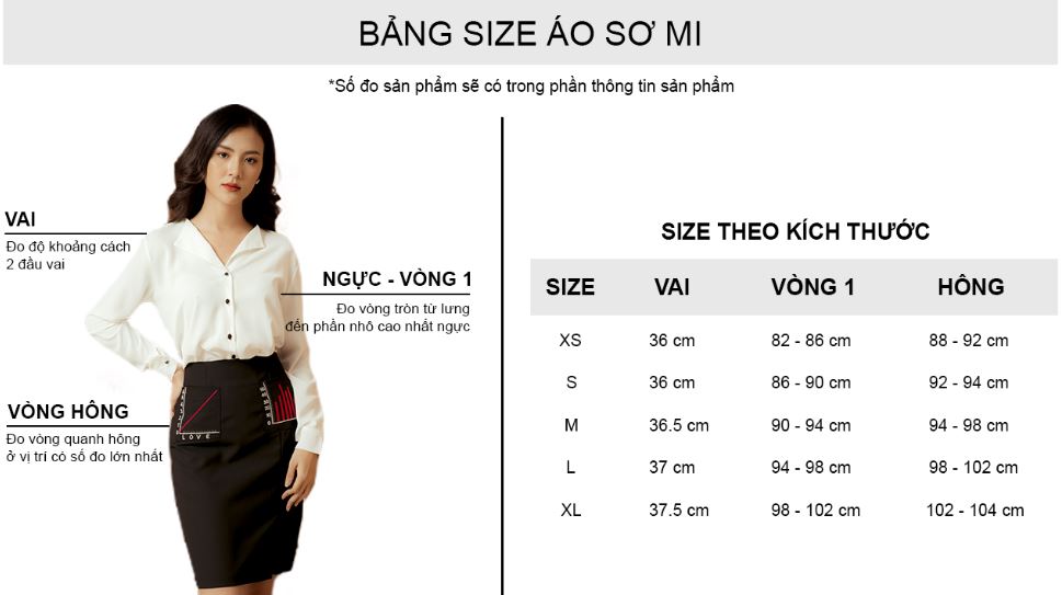 KHÔNG SÓT 1 thông tin nào về size quần áo CẬP NHẬT MỚI NHẤT