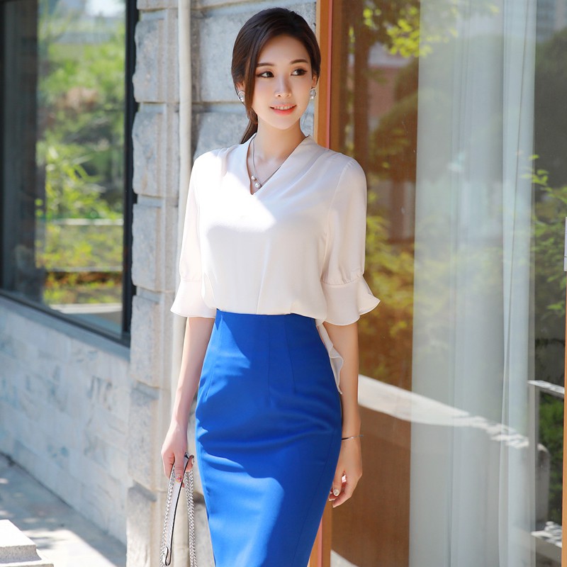Áo Voan Cổ V Tay Cách Điệu | Shopee Việt Nam