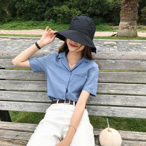 Áo sơ mi thủ thư siêu xinh | Shopee Việt Nam