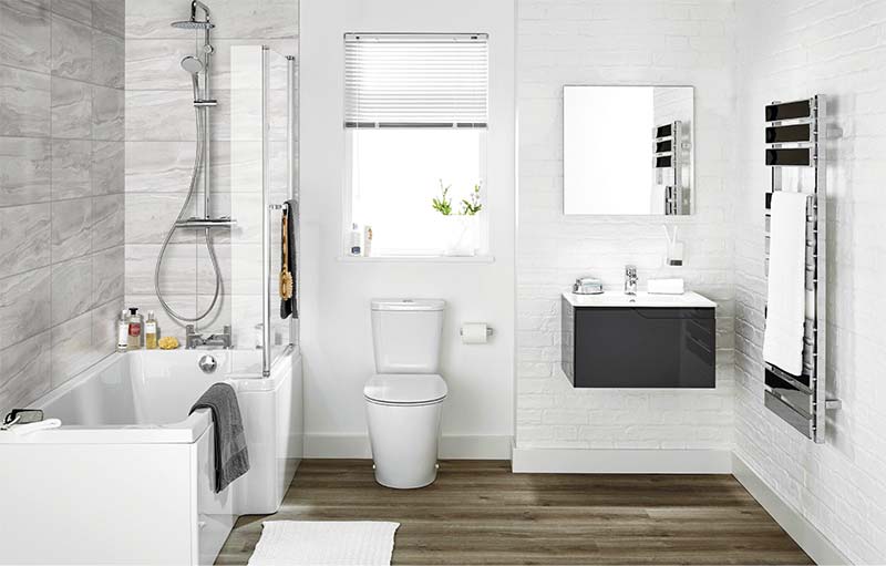 Cách bố trí nhà vệ sinh đẹp cho nhà ống hiện đại, khoa học - DNU Decor