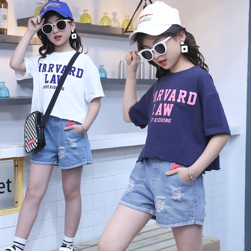 Áo thun tay ngắn & quần short mùa hè cho bé gái | Shopee Việt Nam