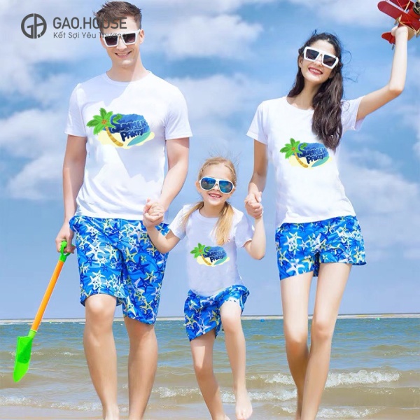 Áo gia đình đi biển Gạo House DPG1960070