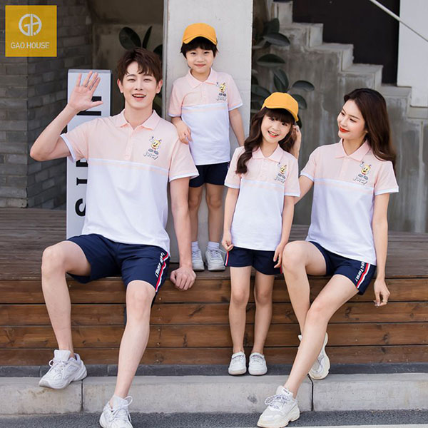 Mẫu áo gia đình Hot nhất hè 2022 tại Gạo House