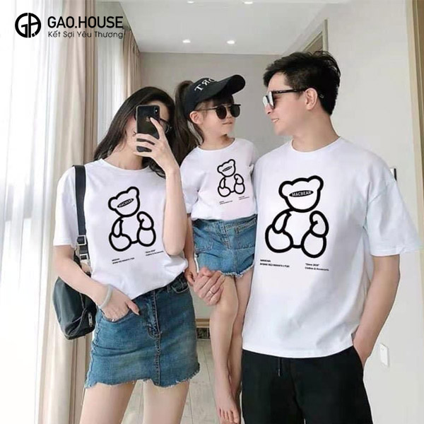 Áo gia đình mùa hè Gạo House DPG1910092