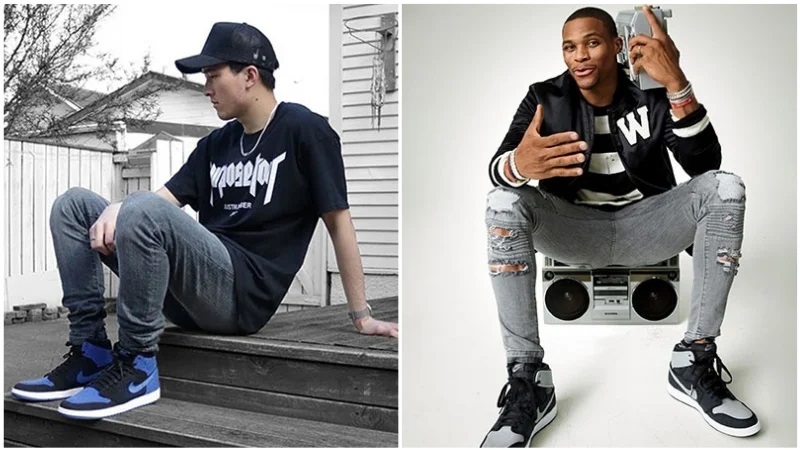 Bí quyết phối quần jean với đôi giày sneaker Jordan - An Chương Shoes