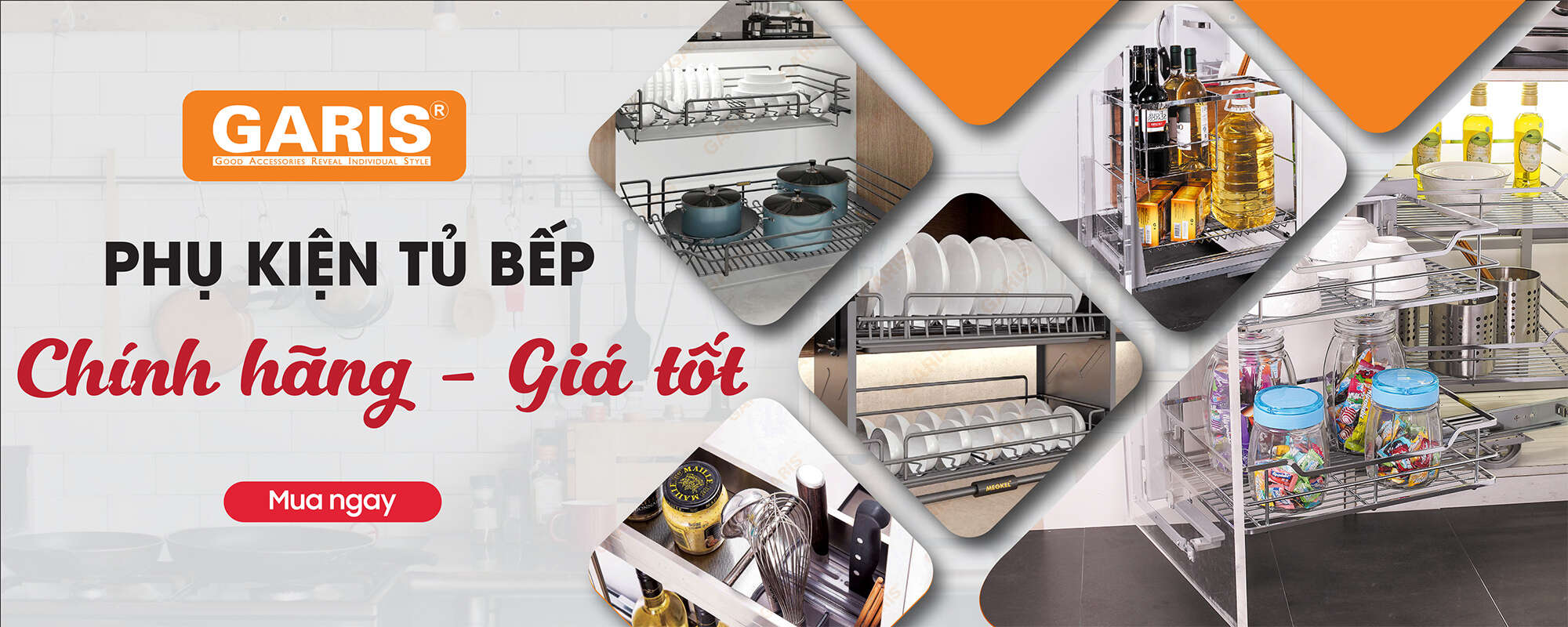 Phụ kiện tủ bếp Garis