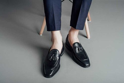 cách phối giày lười nam
