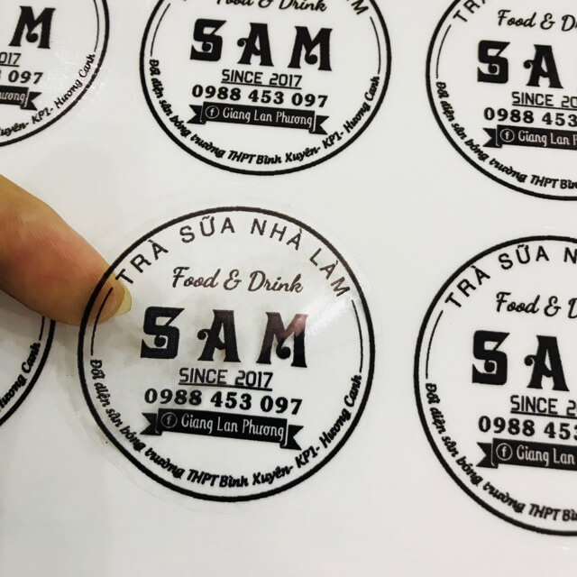 In Decal Trong