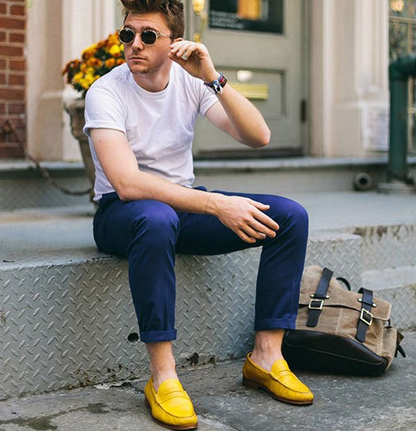 Top 6 cách phối đồ với giày lười nam thời thượng và phong cách 2