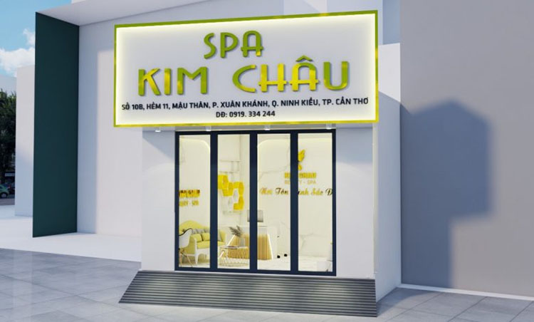 Thiết kế mặt tiền spa đẹp | Trang Chủ