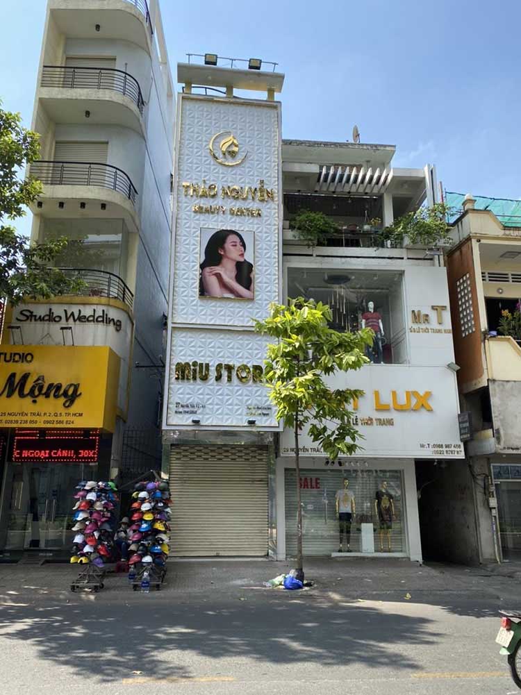 Thiết kế mặt tiền spa đẹp | Trang Chủ