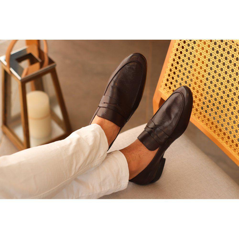 Penny Loafer Social Hugo Frank - Marrom - Frank Calçados - Loafer Masculino - Magazine Luiza