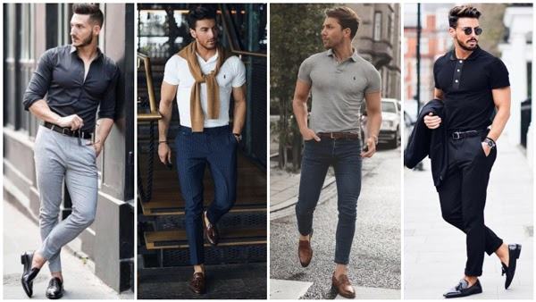 phối đồ với giày loafer nam