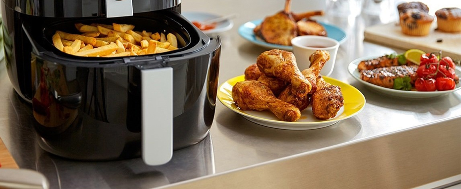 nướng gà bằng nồi chiên không dầu